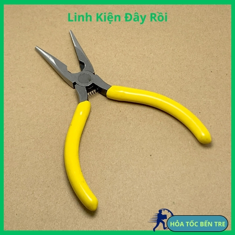 Kìm mỏ nhọn gấp linh kiện nhỏ kích thước kìm 135x80mm