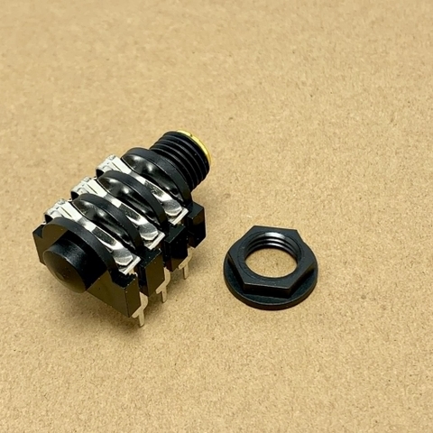 Jack âm micro ổ cắm ba lõi cái ngang 6.35mm kích thích lỗ 10.5mm