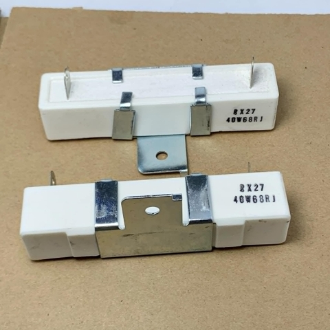 Điện trở sứ 40W 51ohm 60ohm 68ohm 75ohm 100ohm 150ohm 160ohm 90x18x18mm