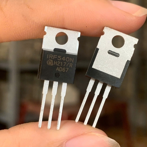 2 cái IRF540N IRF540N Mosfet 100V 33A kênh N TO-220 chính hãng