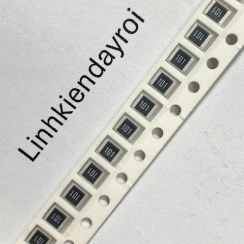 10 cái điện trở dán SMD 1210 1/3W 5% 100R 100ohm 101