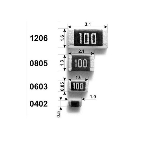 Điện trở dán SMD 1206 10KR 1002 10Kohm