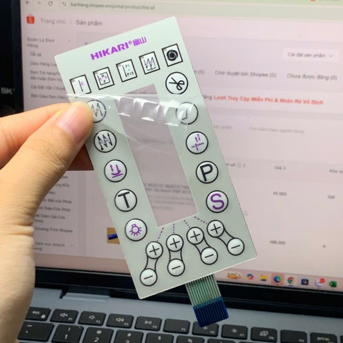 Miếng dán bàn phím màn hình máy may Hikari miếng dán màn hình Hulong Toyama H8800