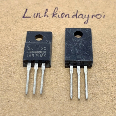 4 cái IRGIB10B60KD1 GIB10B60KD1 IGBT 600V 10A kênh N TO-220F