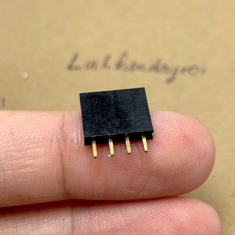 5 Cái Đế cắm lượt cái đơn 2.54MM 4P