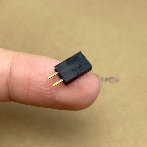 Đế cắm lượt cái đơn 2.54MM 2P 2 chân