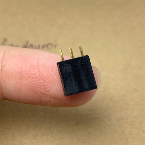 Đế cắm lượt cái đơn 2.54MM 3P