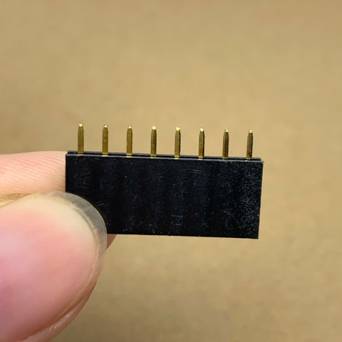 Đế cắm lượt cái đơn 2.54MM 8P