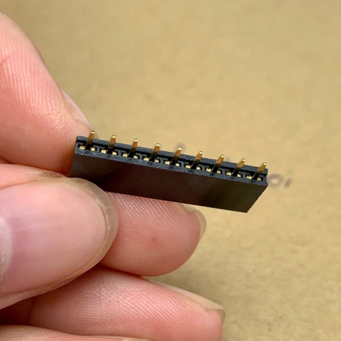 Đế cắm lượt cái đơn 2.54MM 9P