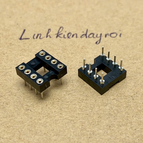 10 sản phẩm đế cắm IC 8 chân DIP-8 8P 8PIN chân đồng hàng tốt