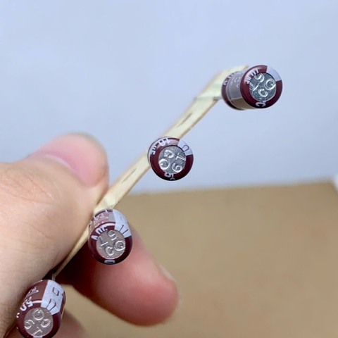 10 sản phẩm tụ điện hóa KY 10uF 50V 50V10uF 5x11MM tần số cao tuổi thọ cao