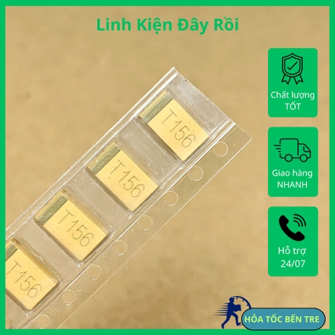 Tụ dán 15uF 50V 7343 CA45 E050K156T T156