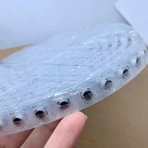 10 cái tụ nhôm 10uF 35V 35V10uF 10uF SMD 5x5.4mm