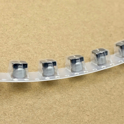 10 cái tụ nhôm SMD 22uF 25V 22uF25V kích thước 5x5.4mm