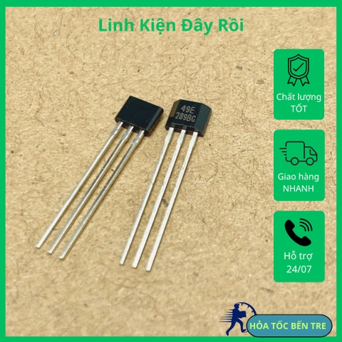 5 cái IC cảm biến hall từ trường 49E OH49E SS49E AH49E TO-92