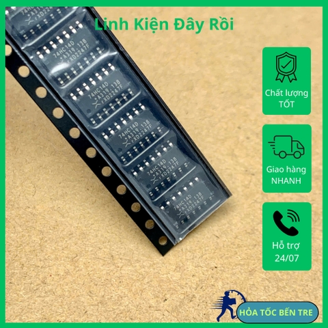 5 cái IC logic 74HC14D HC14D SOP-14 chính hãng