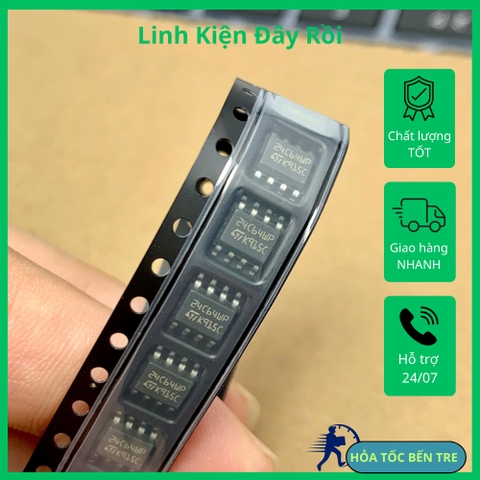 5 cái Chip nhớ EPROM 24C64 24C64WP SOP-8 chính hãng