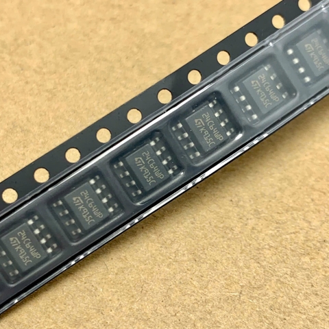 5 cái Chip nhớ EPROM 24C64 24C64WP SOP-8 chính hãng