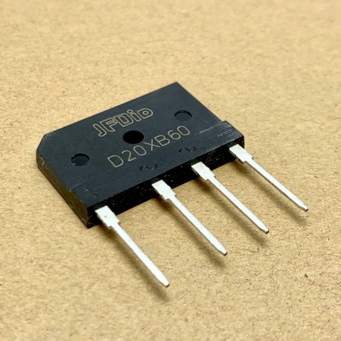 2 cái D20XB60 DIODE cầu 600V 20A