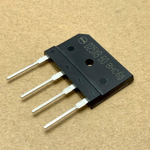 4 cái D25XB60 DIODE  cầu 600V 25A