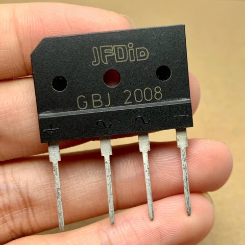 4 cái GBJ2008 DIODE cầu 800V 20A