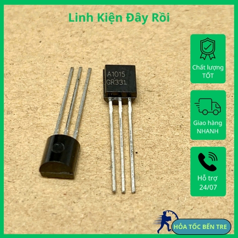 10 cái 2SA1015 A1015 Transistor 50V 0.15A kênh PNP TO-92