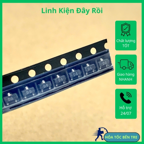 5 cái C2713 2SC2713 2SC2713-GR (DG) Transistos 120V 100mA kênh NPN SOT-23