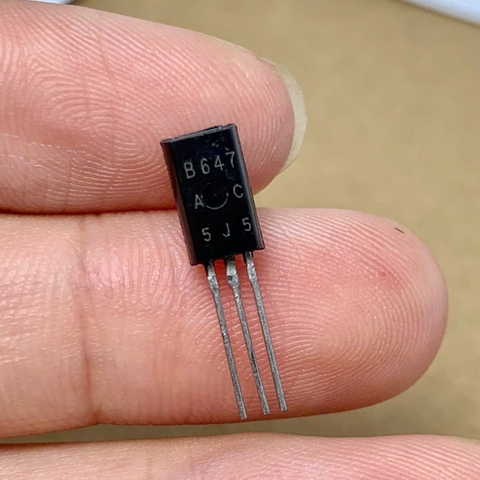 4 cái 2SB647AC B647 647 Transistor 1A 120V kênh PNP T-92L