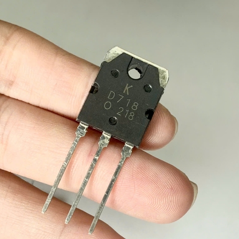2 cái Sò D718 2SD718 TRANSISTOR 120V 8A 80W TO-3P NPN