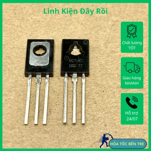 5 cái BD140 BD139 TRANSISTOR 80V 1.5A kênh P TO-126