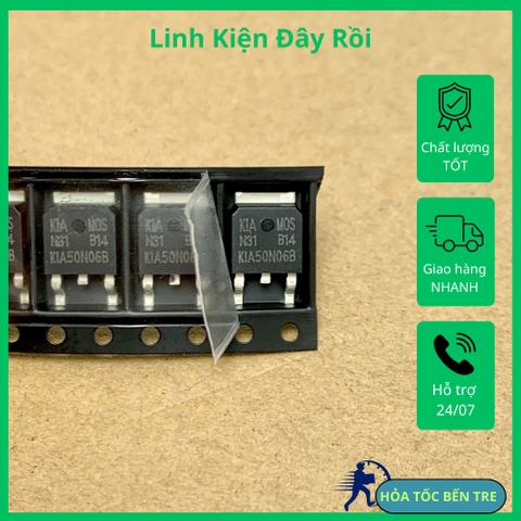 5 cái KIA50N06B 50N06BD MOSFET 60V 50A kênh N TO-252