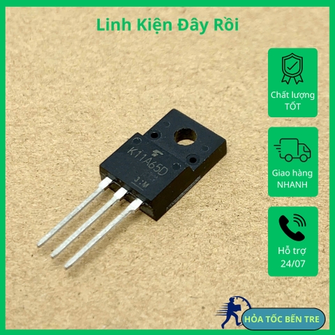 TK11A65D K11A65D MOSFET 650V 11A kênh N TO-220F chính hãng