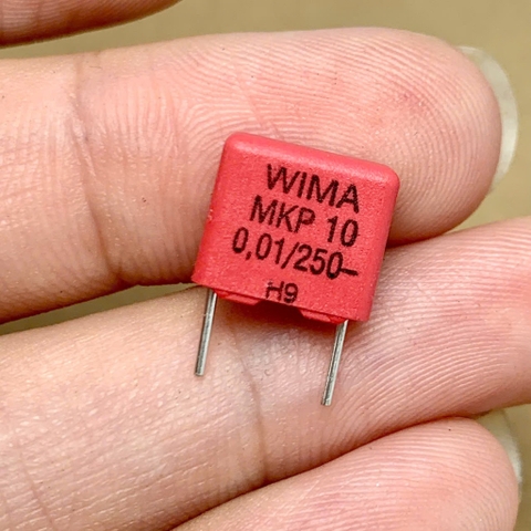2 cái tụ phim WIMA MKP10 0.01/250 0.01uF 250V 250V0.01uF 10NF 103