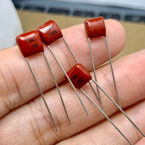 10 sản phẩm tụ kẹo CBB100V104J 100V104nJ 100nF 0.1uF 100V