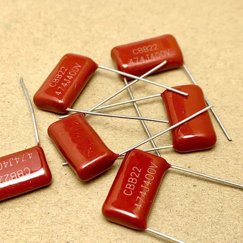 10 sản phẩm tụ kẹo CBB22 400V 470nF 0.47uF 474J400V ±5%