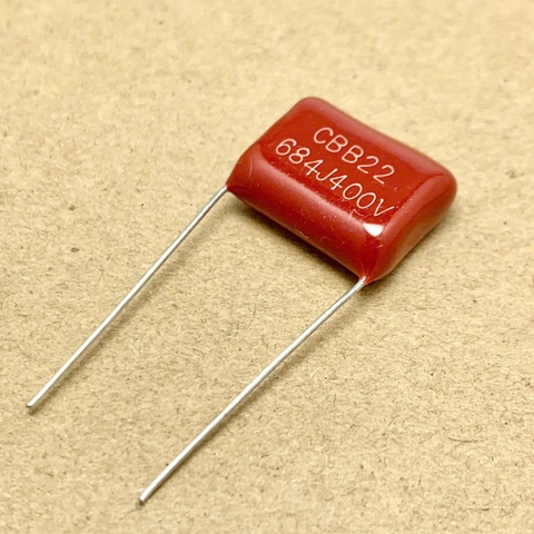 10 sản phẩm tụ kẹo CBB22 400V 680nF 0.68uF 684J400V ±5%