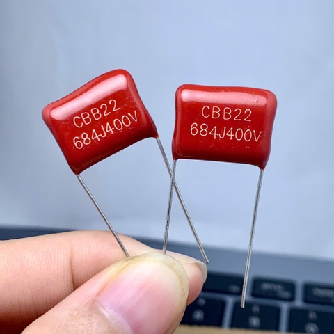 10 sản phẩm tụ kẹo CBB22 400V 680nF 0.68uF 684J400V ±5%