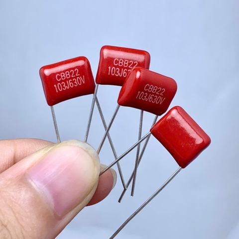 5 cái tụ kẹo CBB22 630V 10nF 0.01uF 103J630V ±5%
