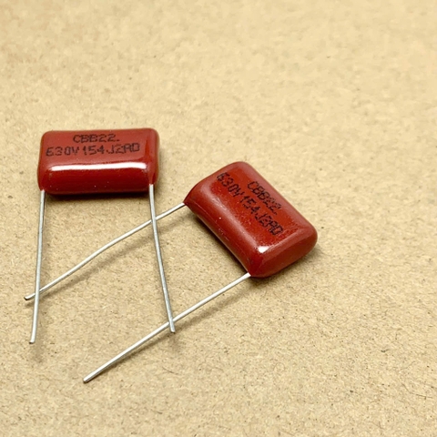5 cái tụ kẹo CBB22 630V 150nF 0.15uF 630V154J ±5%