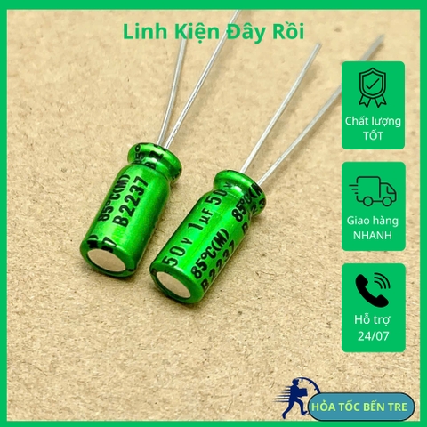 Tụ điện hóa MUSE BP 1uF 50V 1uF50V chính hãng NICHICON