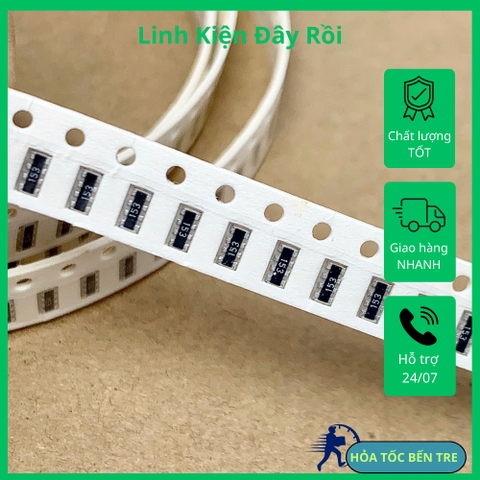 10 cái điện trở dán SMD 0603 15KR 15Kohm 153 4 cặp chân