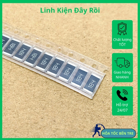 10 cái điện trở dán SMD 2512 180Kohm 220Kohm 300Kohm 390Kohm 470Kohm kích thước 6.3x3.2mm