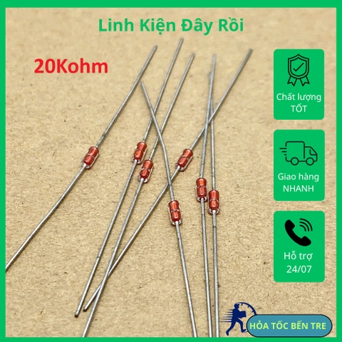 5 cái cảm biến nhiệt trở 20Kohm 20RK