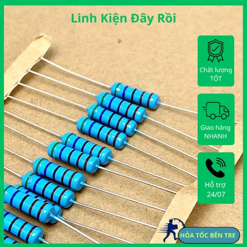 5 cái điện trở vòng màu 2W 5.6KR 5.6Kohm 5KR6 562