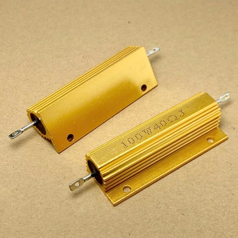 Điện trở sứ điện trở công suất RX-24-100W 100W40RJ 40ohm 40R