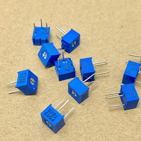 5 cái biến trở chiết áp 50KR 50Kohm 50K 3362P-503