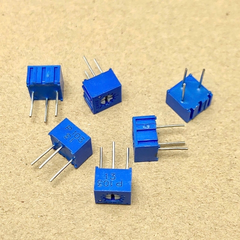 5 cái biến trở chiết áp 10KR 10Kohm 10K kích thước 3362P-103