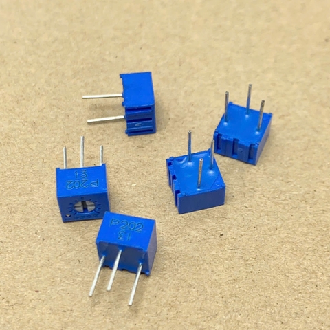 5 cái biến trở chiết áp 2KR 2Kohm 2K 3362P-202