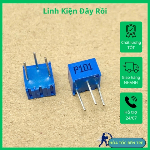 5 sản phẩm biến trở chiết áp 100R 100ohm 3362P-101