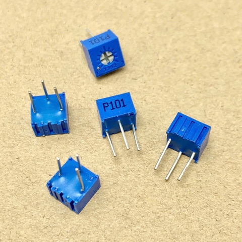 5 sản phẩm biến trở chiết áp 100R 100ohm 3362P-101